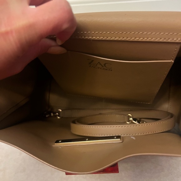 Zac Zac Posen Eartha Iconic large Top Handle – Camel/Tan Leather - Picture 5 of 17